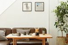 家族を感じるリビング